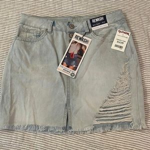Rewash brand Vintage Light denim mini skirt